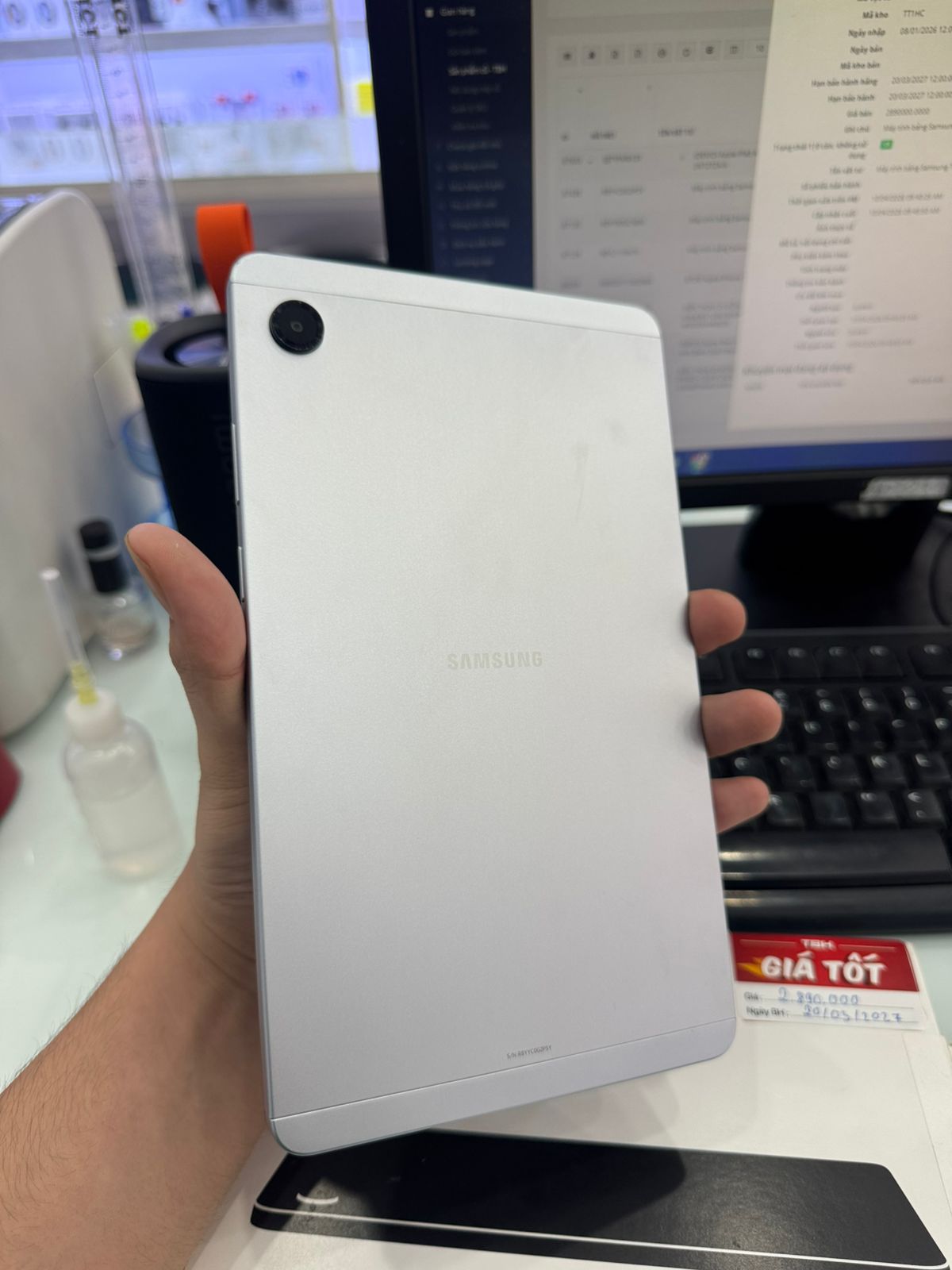 Máy tính bảng Samsung Tab A11 Wifi SM-X133 64GB, Bạc - R8YYC0G2P5Y - X133NZSAXEV