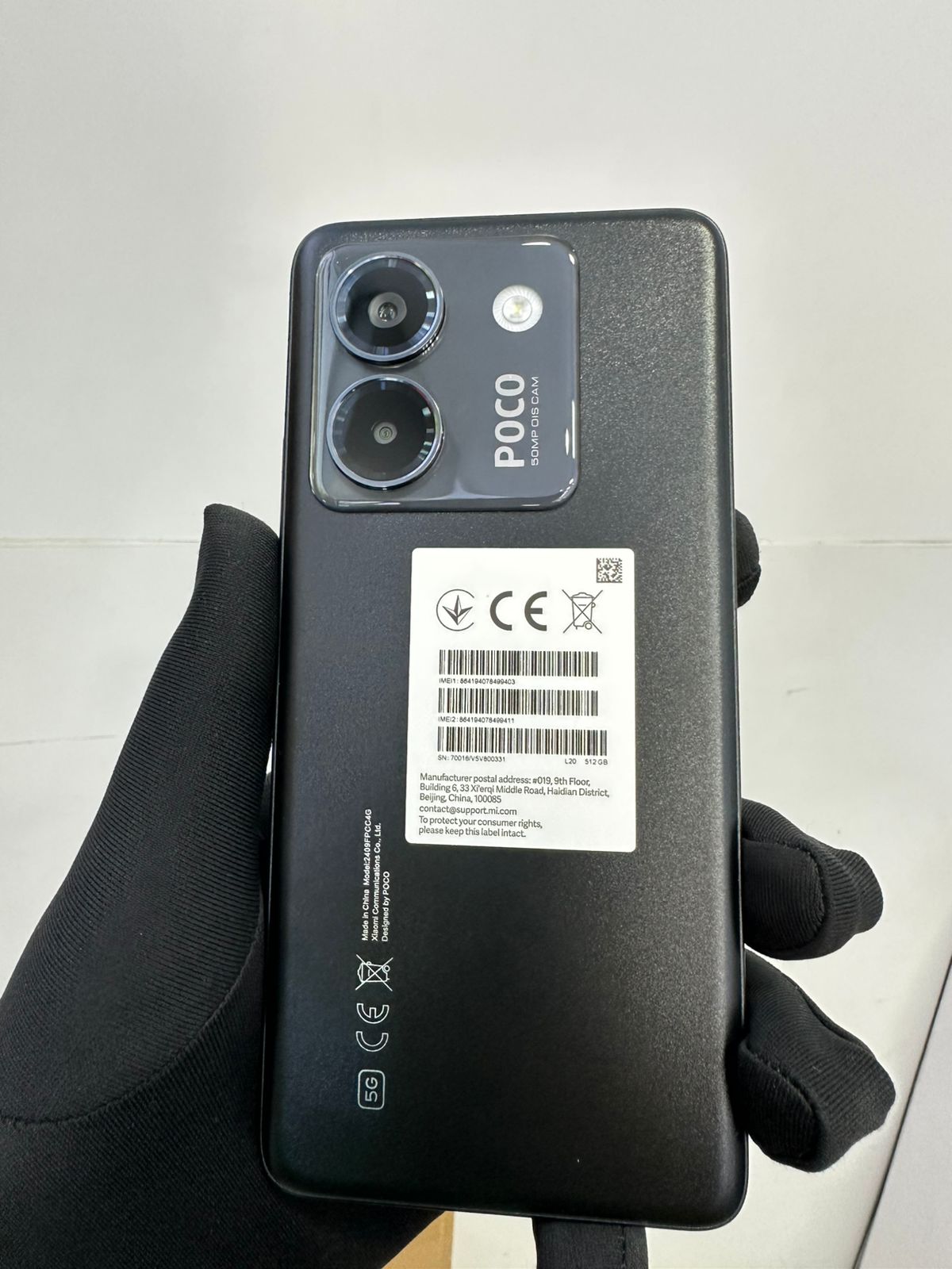 Điện thoại di động POCO M7 Pro 5G Black 12GB RAM 512GB ROM