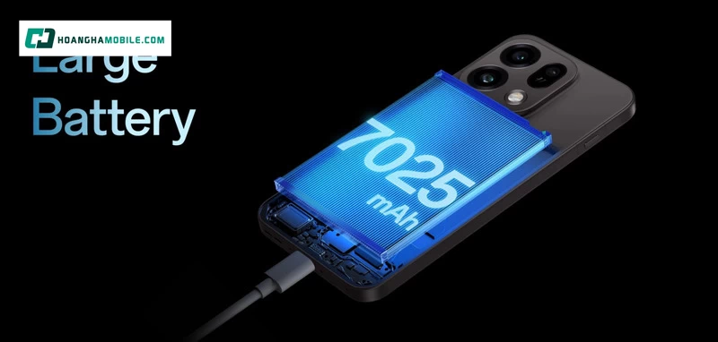Dung lượng pin 7025mAh là một trong những điểm nổi bật nhất của OPPO Find X9s Dung lượng pin 7025mAh là một trong những điểm nổi bật nhất của OPPO Find X9s