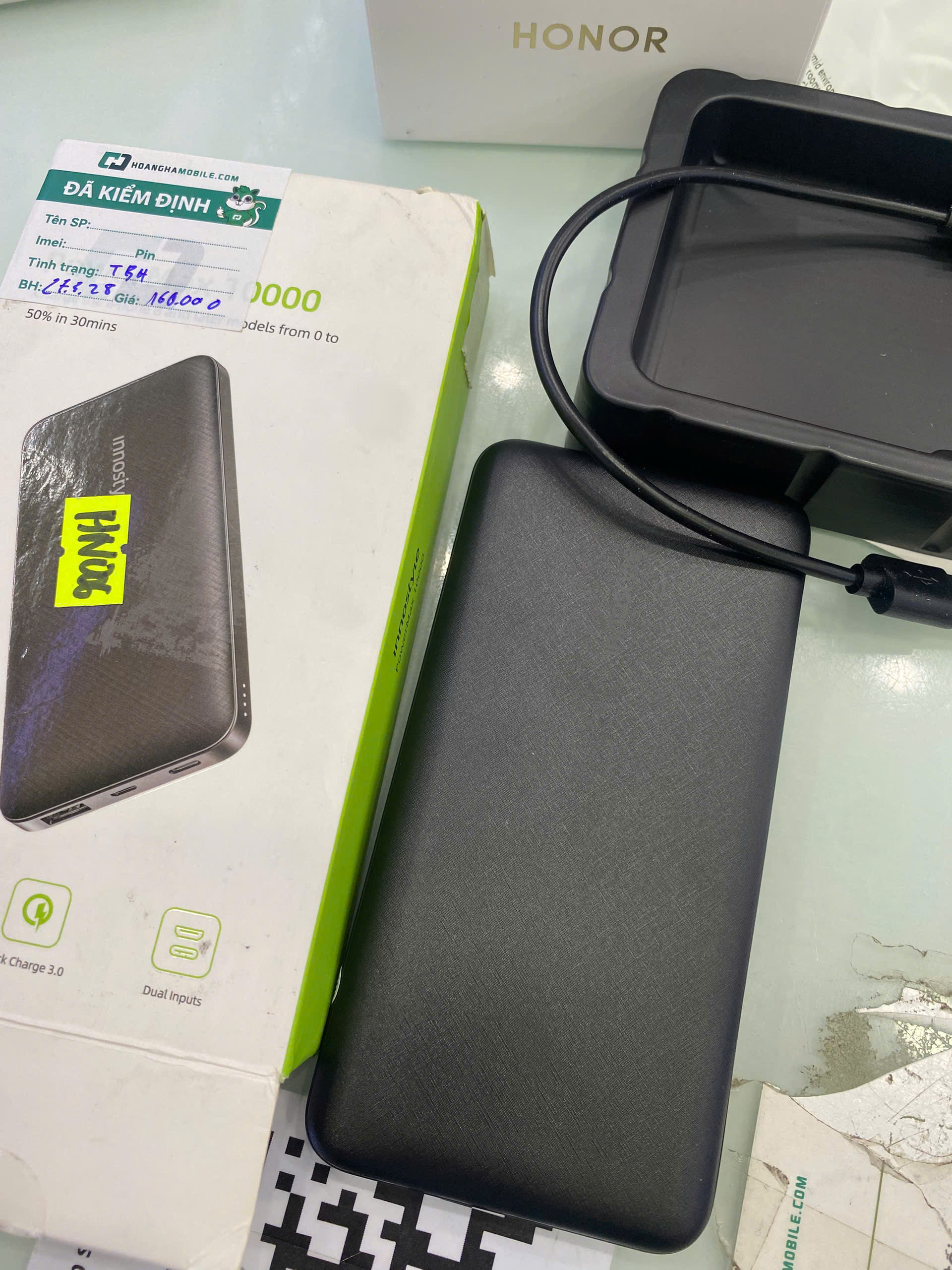Sạc dự phòng Innostyle Powermax 10000mAh PD/QC3.0 20W IP20PD  Cũ