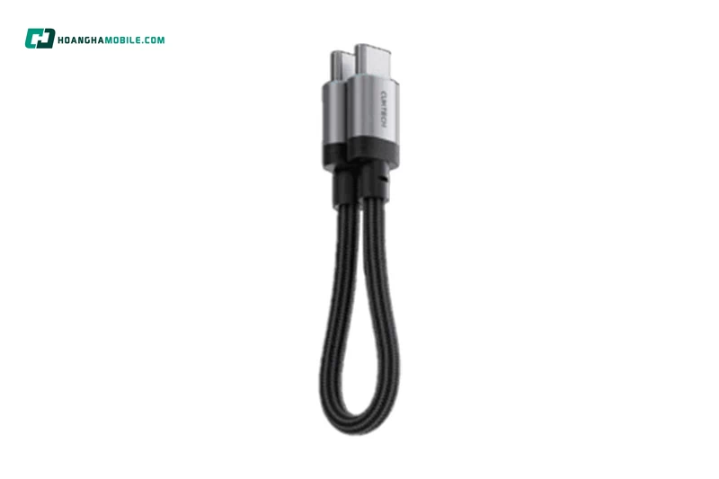 Cáp Cuktech USB-C 6A CTC615S 240W 15cm. Cáp Cuktech USB-C 6A CTC615S 240W 15cm.