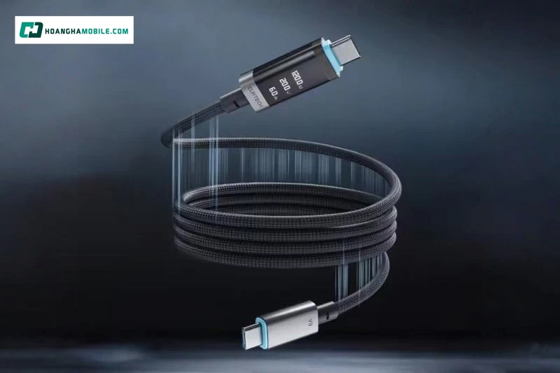Phần dây được hoàn thiện bằng chất liệu bện cao cấp. Phần dây được hoàn thiện bằng chất liệu bện cao cấp.