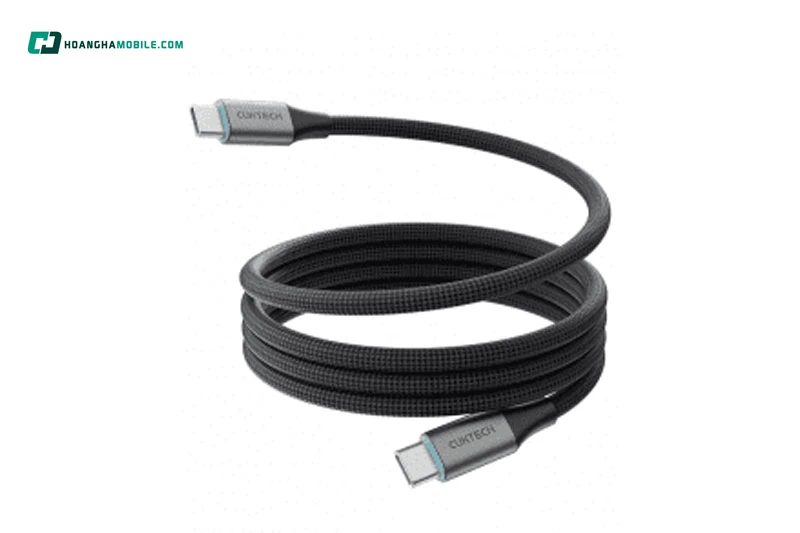 Cáp dù Cuktech CMC615 C to C 6A 240W 1M. Cáp dù Cuktech CMC615 C to C 6A 240W 1M.
