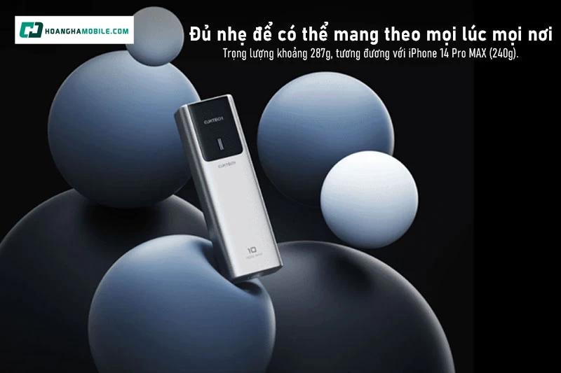 Công suất cao nhưng vẫn giữ kích thước gọn nhẹ. Công suất cao nhưng vẫn giữ kích thước gọn nhẹ.