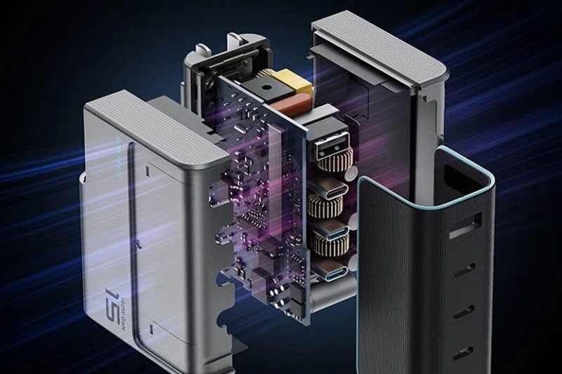 GaN giúp bộ sạc nhỏ gọn hơn nhưng vẫn đảm bảo công suất lớn.