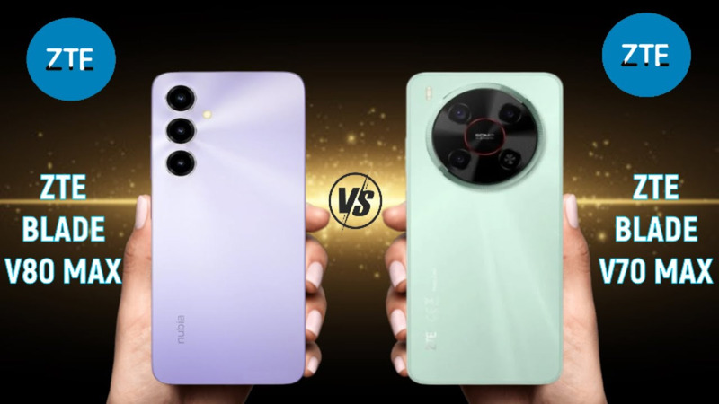 Nubia V80 Max là phiên bản nâng cấp đáng chú ý so với Nubia V70 Max