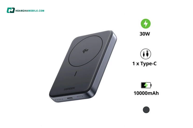 Sạc dự phòng UGREEN PB761 Qi2 MagSafe 10000mAh. Sạc dự phòng UGREEN PB761 Qi2 MagSafe 10000mAh.