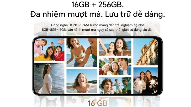 Dung lượng đa nhiệm đặt 16GB. Dung lượng đa nhiệm đặt 16GB.
