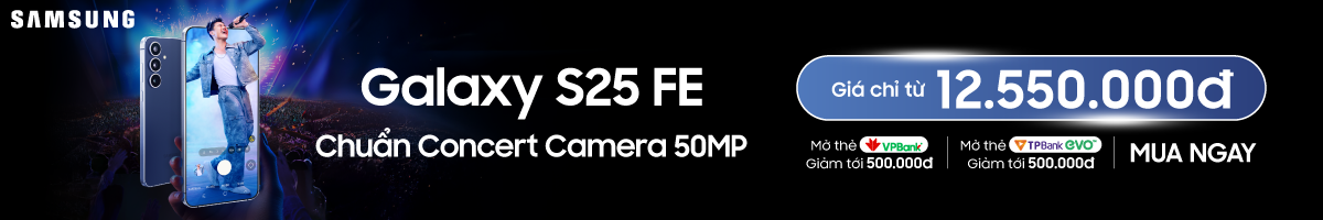 S25 FE | Chuẩn camera concert 50MP