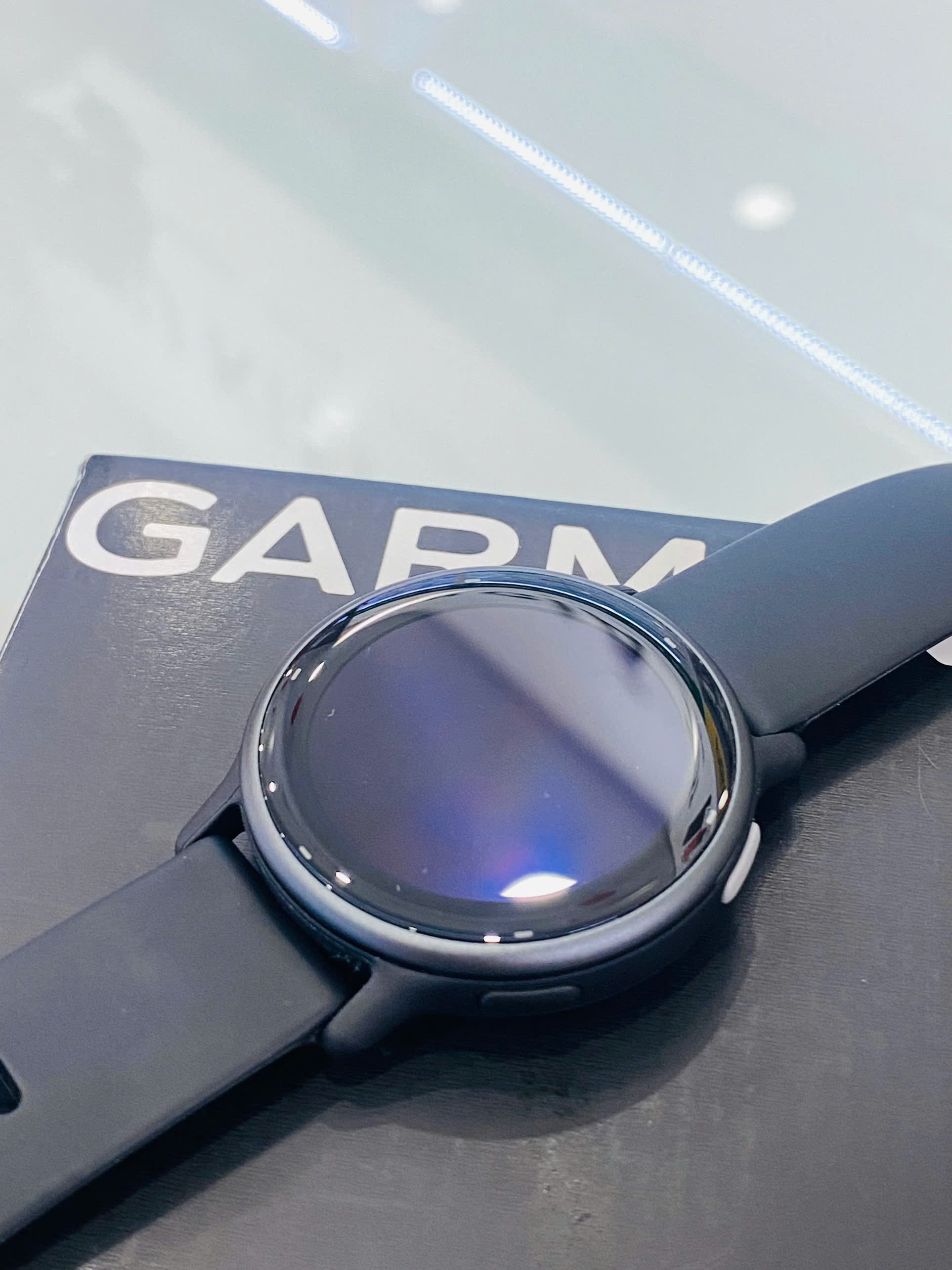 Đồng hồ thông minh GPS Garmin vivoactive 5, WiFi, Dây Đen/Viền Ghi