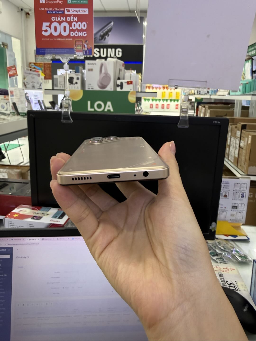 Điện thoại di động Tecno LJ6 (Tecno Pova 7) 128+8, màu Nâu Titanium TBH