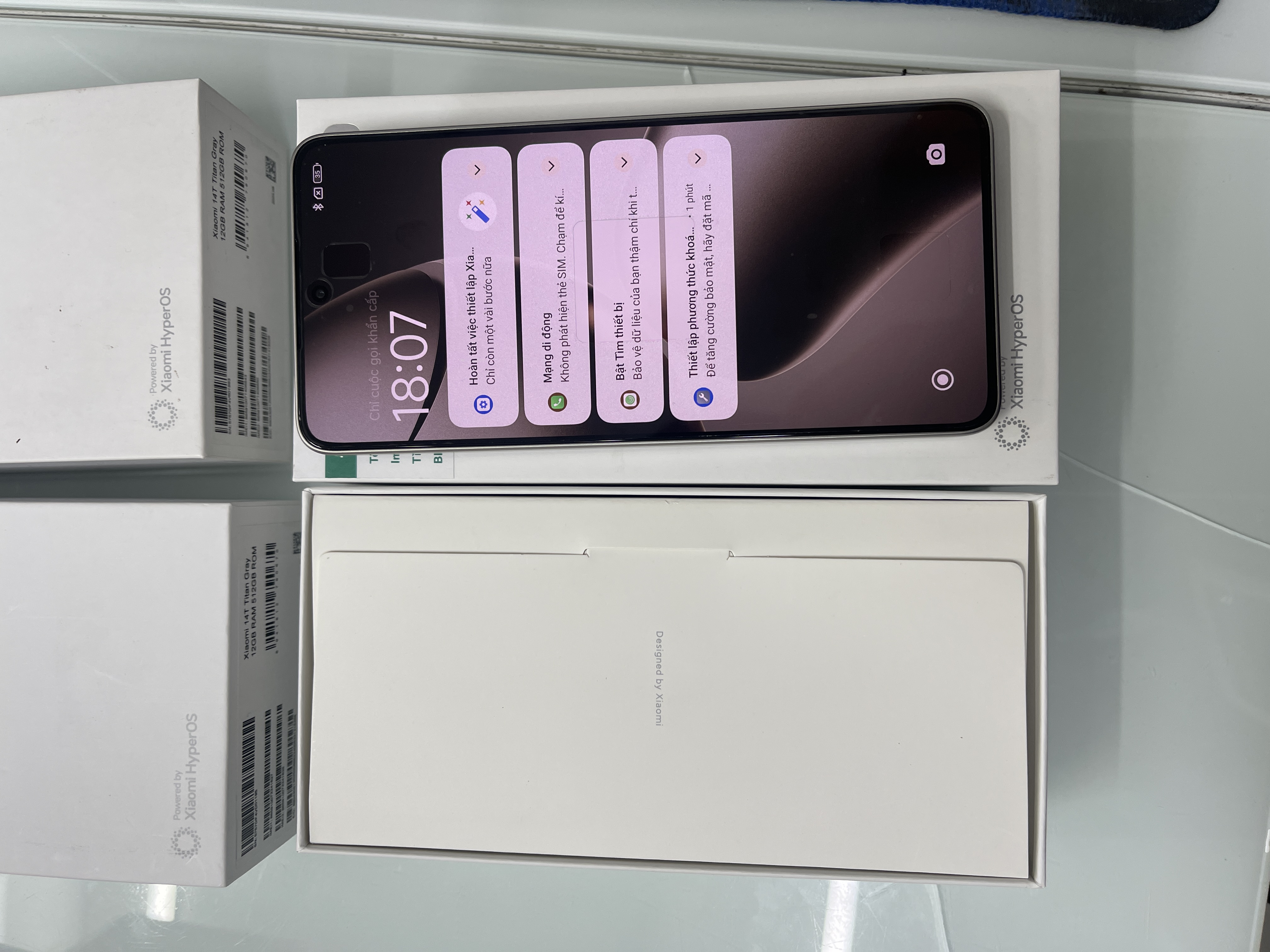 Điện thoại di động XIAOMI 14T TITAN 6.67/MTK D8300 Ultra/12G/512G/50+50+12MP/32MP/5000mAh (2406APNFAG)/XÁM - TN
