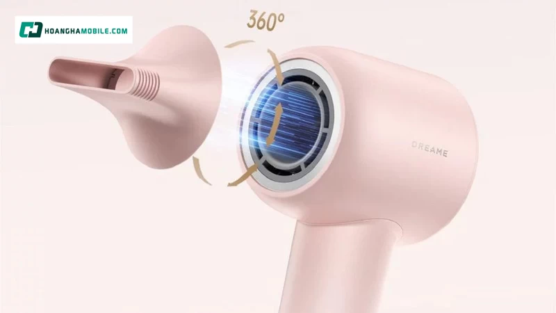 Điểm nổi bật nhất của máy sấy tóc Dreame Hair Gleam là động cơ không chổi than tốc độ cao lên tới 110,000 vòng/phút Điểm nổi bật nhất của máy sấy tóc Dreame Hair Gleam là động cơ không chổi than tốc độ cao lên tới 110,000 vòng/phút