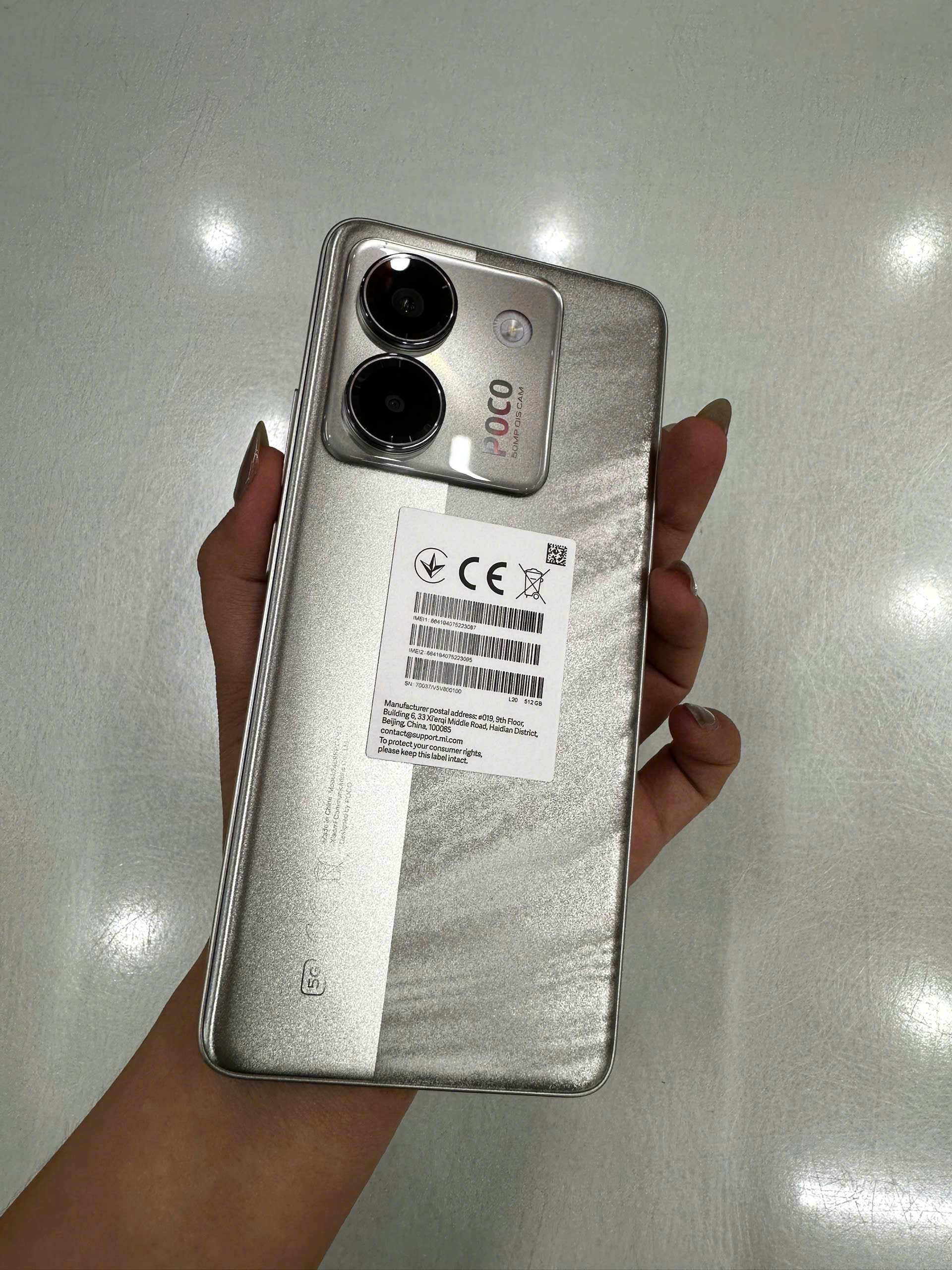 Điện thoại di động POCO M7 Pro 5G Silver 12GB RAM 512GB ROM (6932554461720) - 864194075223087 - POM7P12512SIL