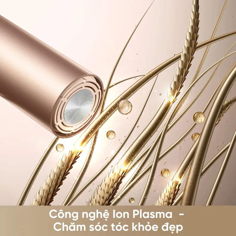 Máy sấy tóc Dreame Pocket Uni sở hữu công nghệ Ion Plasma với mật độ 350 triệu ion âm/cm³