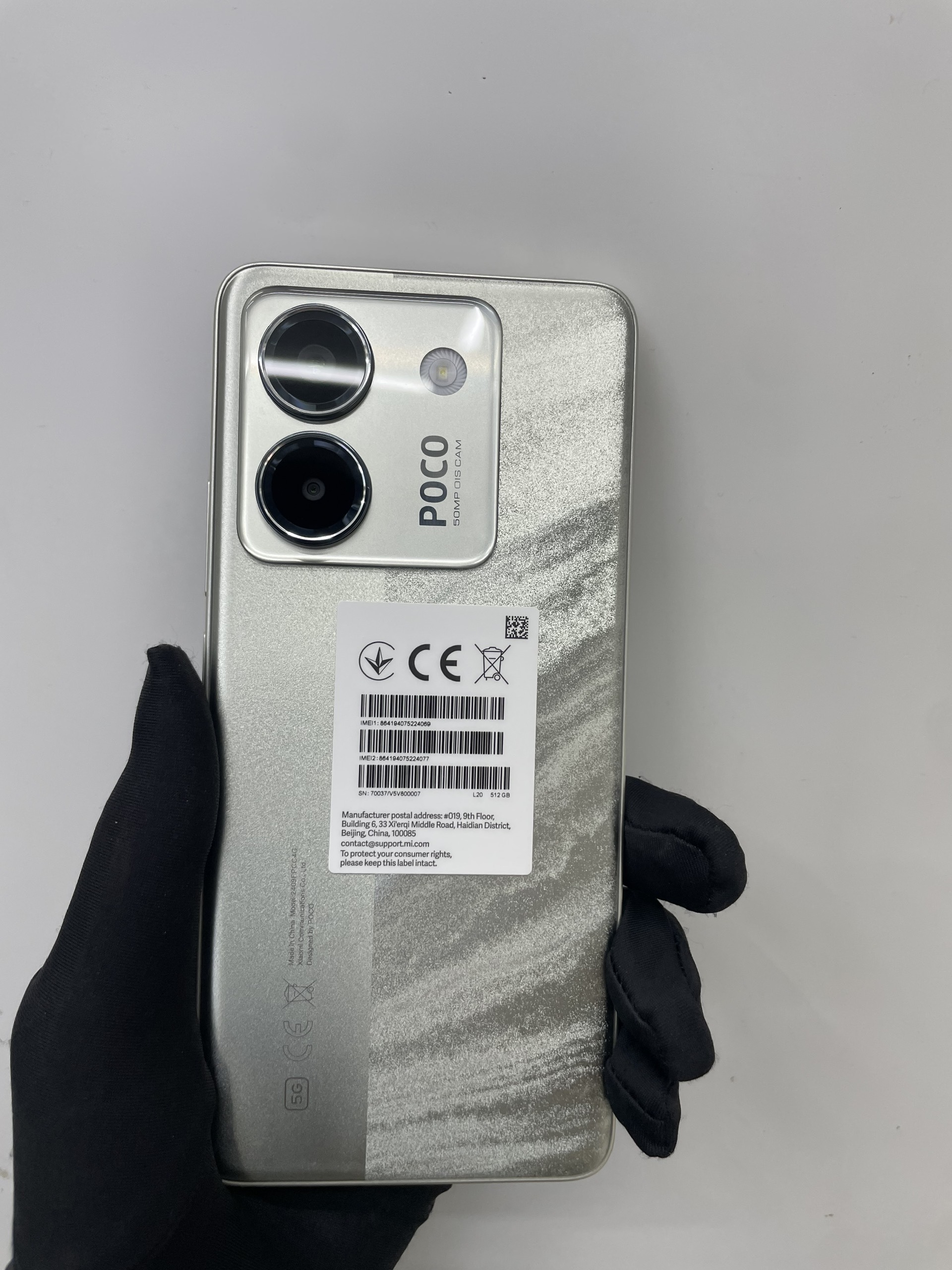 Điện thoại di động POCO M7 Pro 5G Silver 12GB RAM 512GB ROM