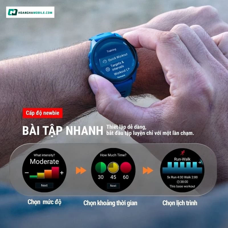 Đồng hồ thông minh Garmin Forerunner 70 được tích hợp hơn 80 ứng dụng thể thao Đồng hồ thông minh Garmin Forerunner 70 được tích hợp hơn 80 ứng dụng thể thao