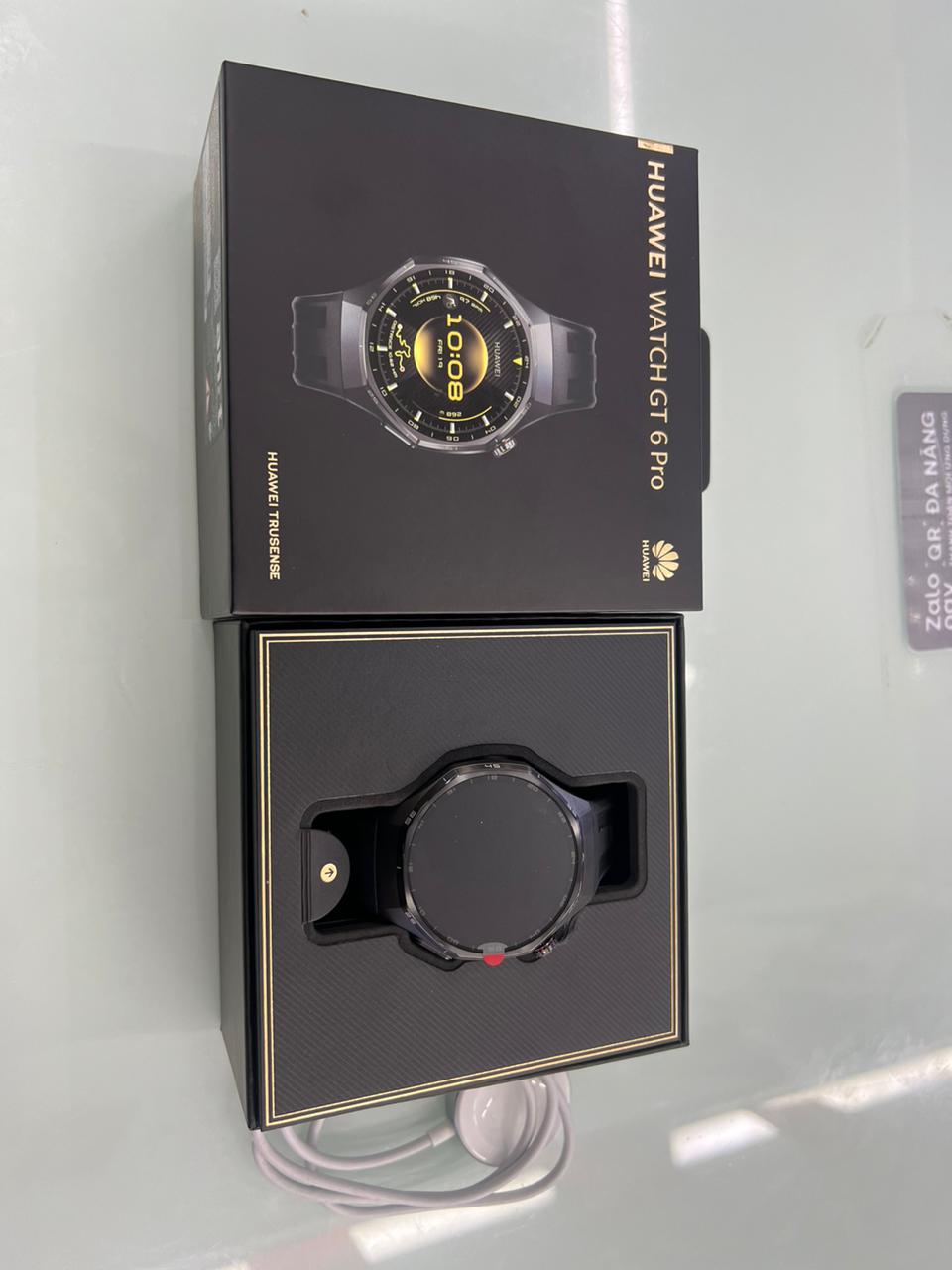 ĐỒNG HỒ THÔNG MINH(WATCH)HUAWEI ATM-B29 GT6 Pro 46mm/DÂY Fluor/ĐEN(6942103168765) - 5RRTQ25831003228 - HWGT6P46DN