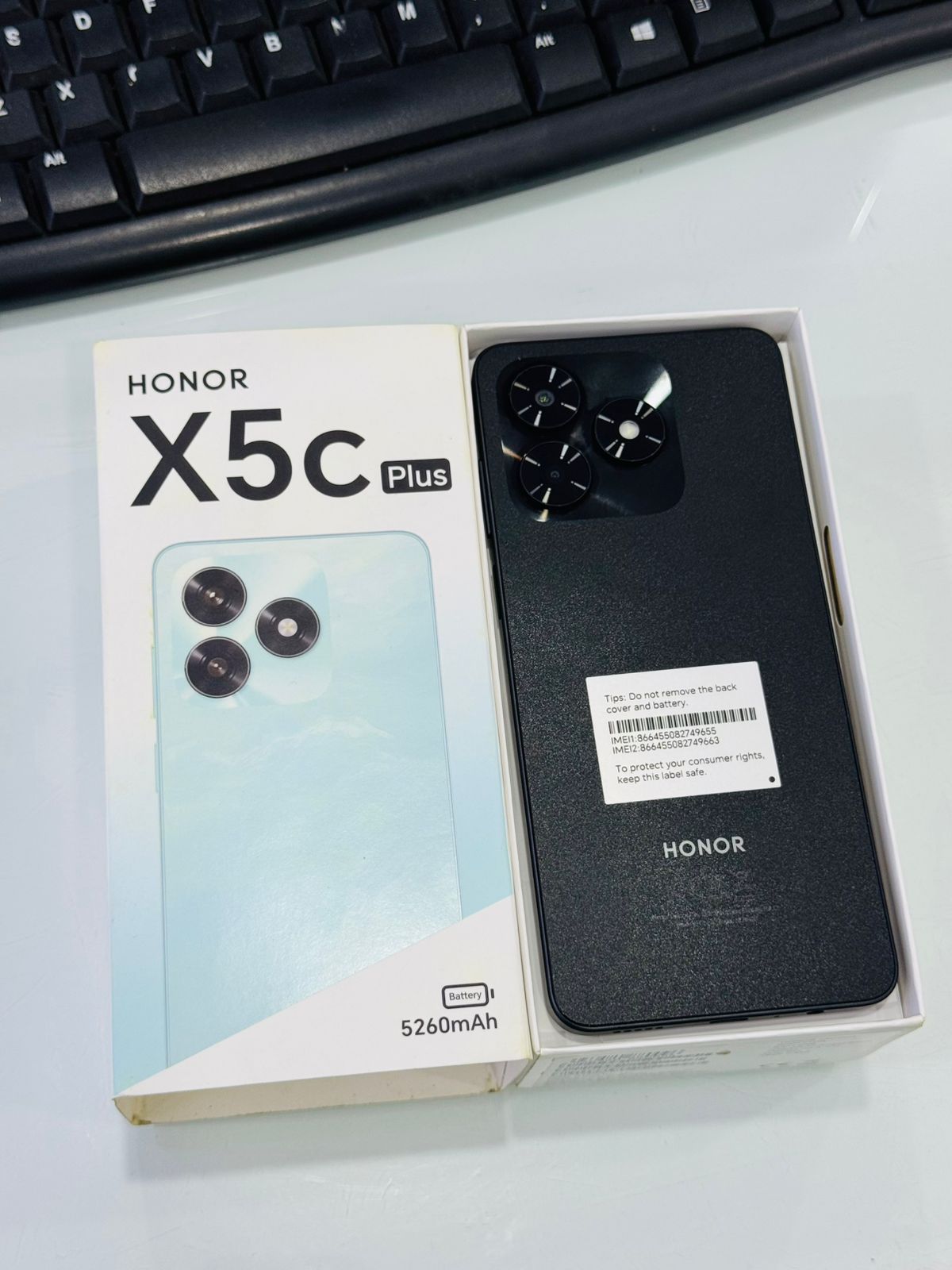 ĐTDĐ Honor X5c Plus (4+64GB) Đen - TBH
