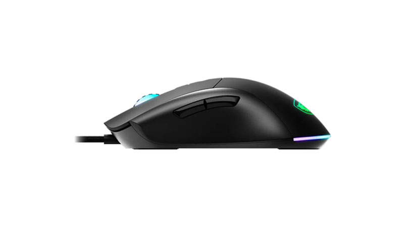 Chuột Gaming có dây MSI Force GM320 có thiết kế đối xứng.