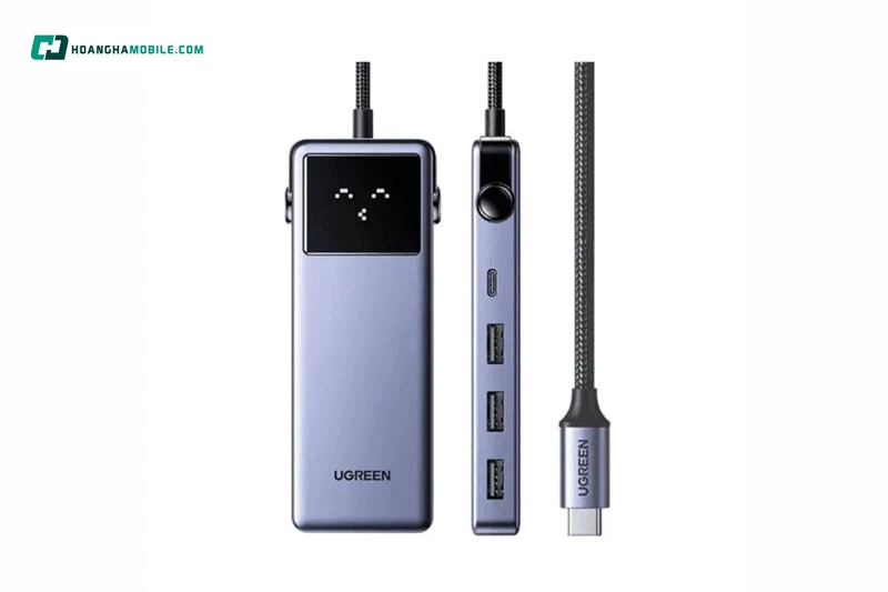 Hub Type C Ugreen này có 2 cổng USB A 3.0, 1 cổng USB C 3.0 và 1 cổng USB A 2.0. Hub Type C Ugreen này có 2 cổng USB A 3.0, 1 cổng USB C 3.0 và 1 cổng USB A 2.0.