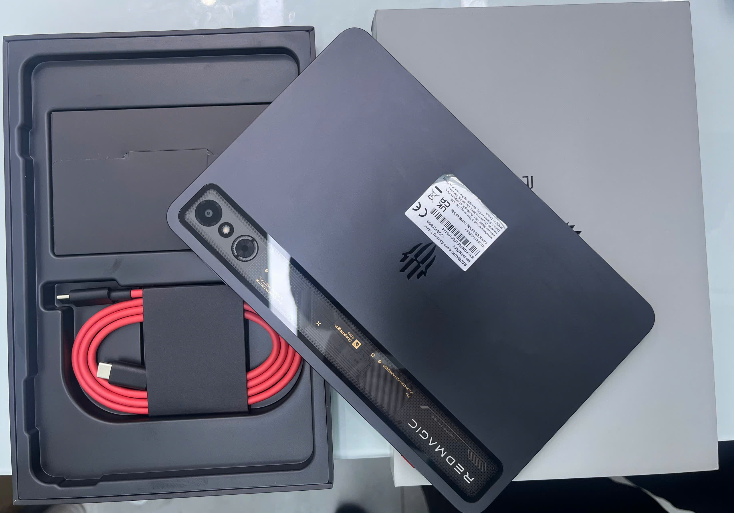 Máy tính bảng REDMAGIC Astra Gaming 12GB 256GB Chính Hãng - Xám (Eclipse) - NP05J12E - PDNP05J000105153 - NP05J12E