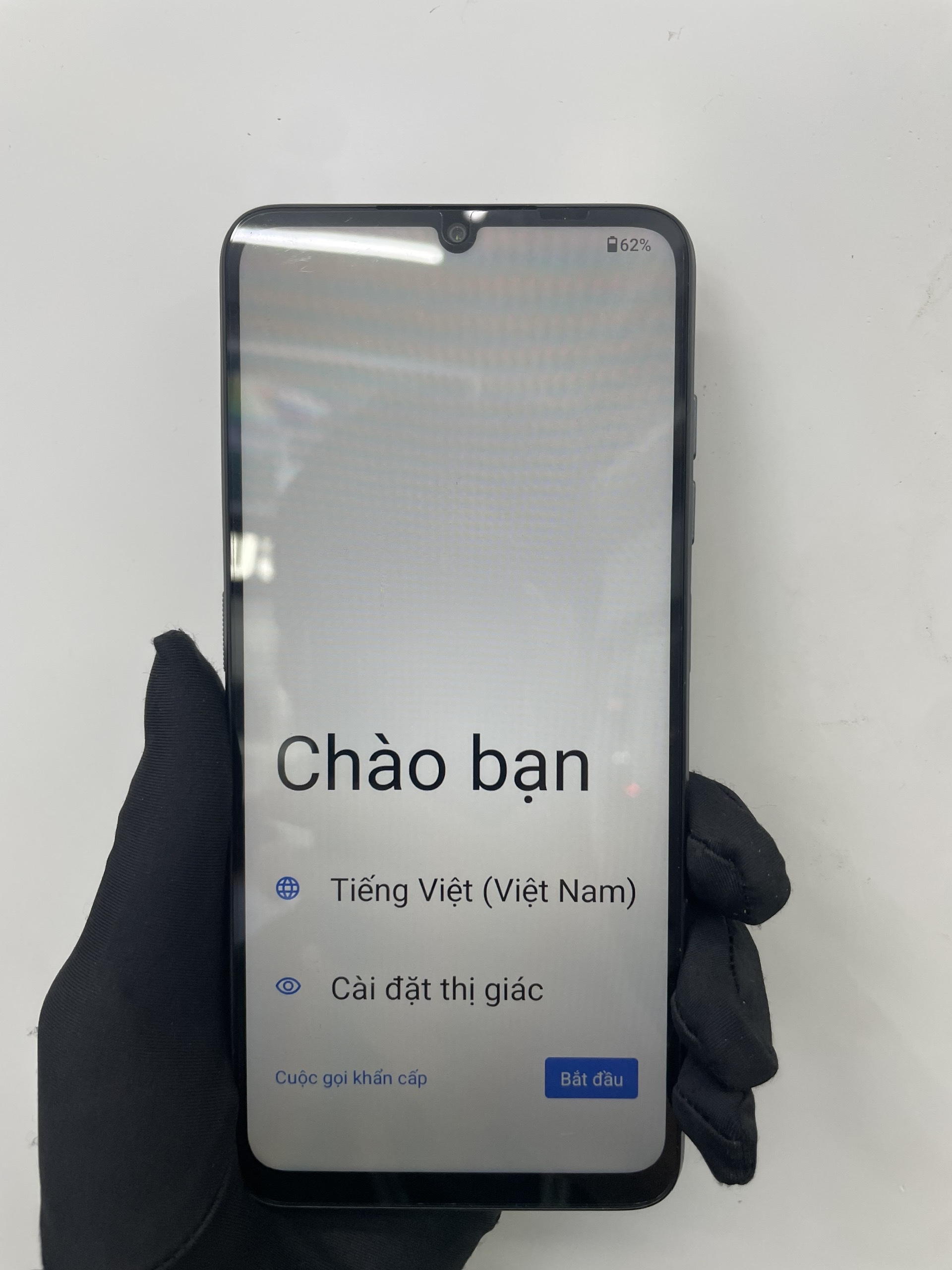 Điện thoại di động thương hiệu HTC Model Wildfire E5 Plus màu Xám