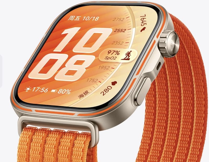Điểm nổi bật trên đồng hồ thông minh HUAWEI Watch Fit 5 Pro nằm ở màn hình AMOLED FullView kích thước 1.92 inch