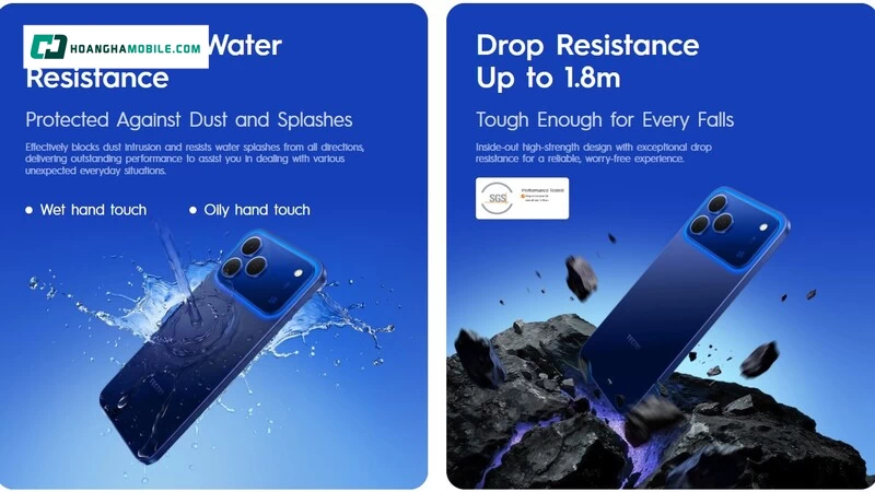 Tích hợp viên pin với 6700mAh. Tích hợp viên pin với 6700mAh.