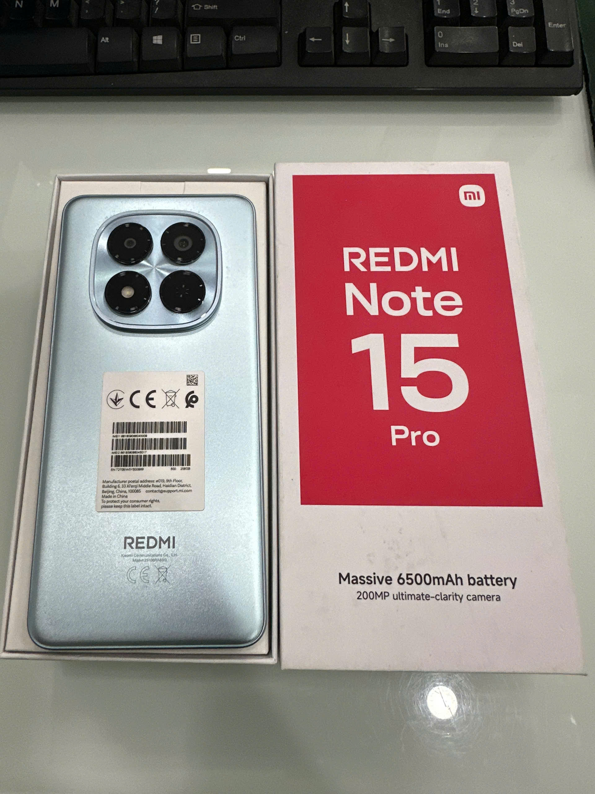 ĐTDĐ REDMI NOTE 15 PRO RAM 12/256GB  , Xanh -Cũ 