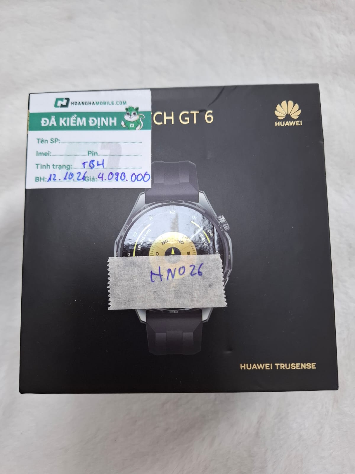 Đồng hồ thông minh Huawei GT 6 46mm - Màu Đen dây cao su Cũ