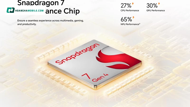 Hiệu năng con chip snapdragon 7. Hiệu năng con chip snapdragon 7.