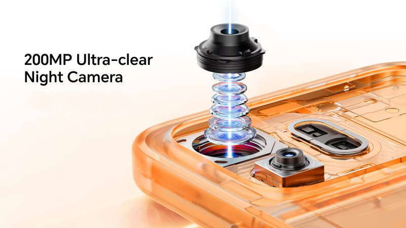 Hệ thống camera với 200MP.