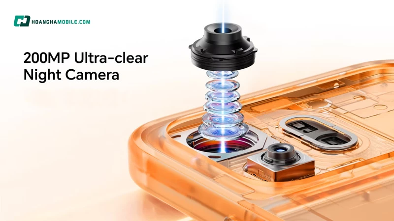 Hệ thống camera với 200MP. Hệ thống camera với 200MP.