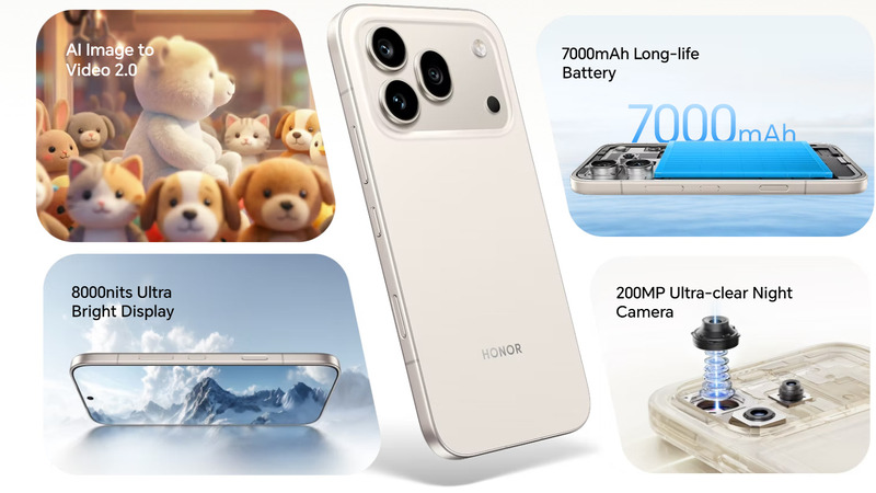 Honor 600 pro nâng cấp hiệu năng.