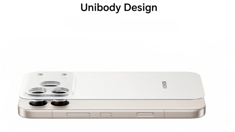 Thiết kế độc đáo mang tính unibody design.