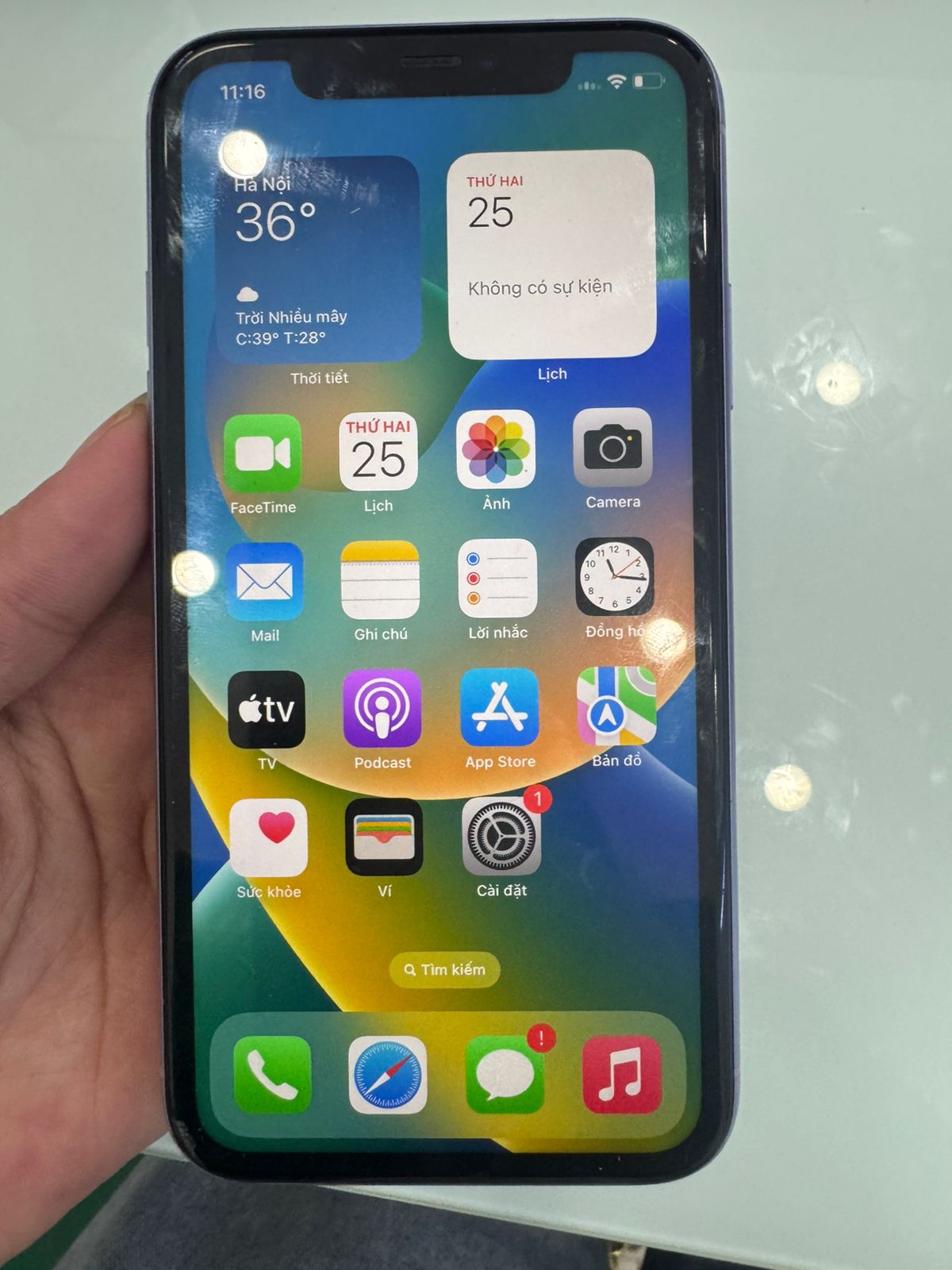 Iphone 11 128GB Purple - Chính hãng VN/A - f4gz8625n73j - IPV11128P