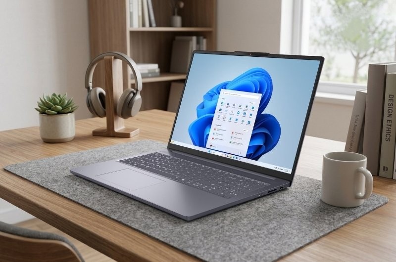 Thiết kế laptop nhỏ gọn cho mọi khôn gian làm việc.