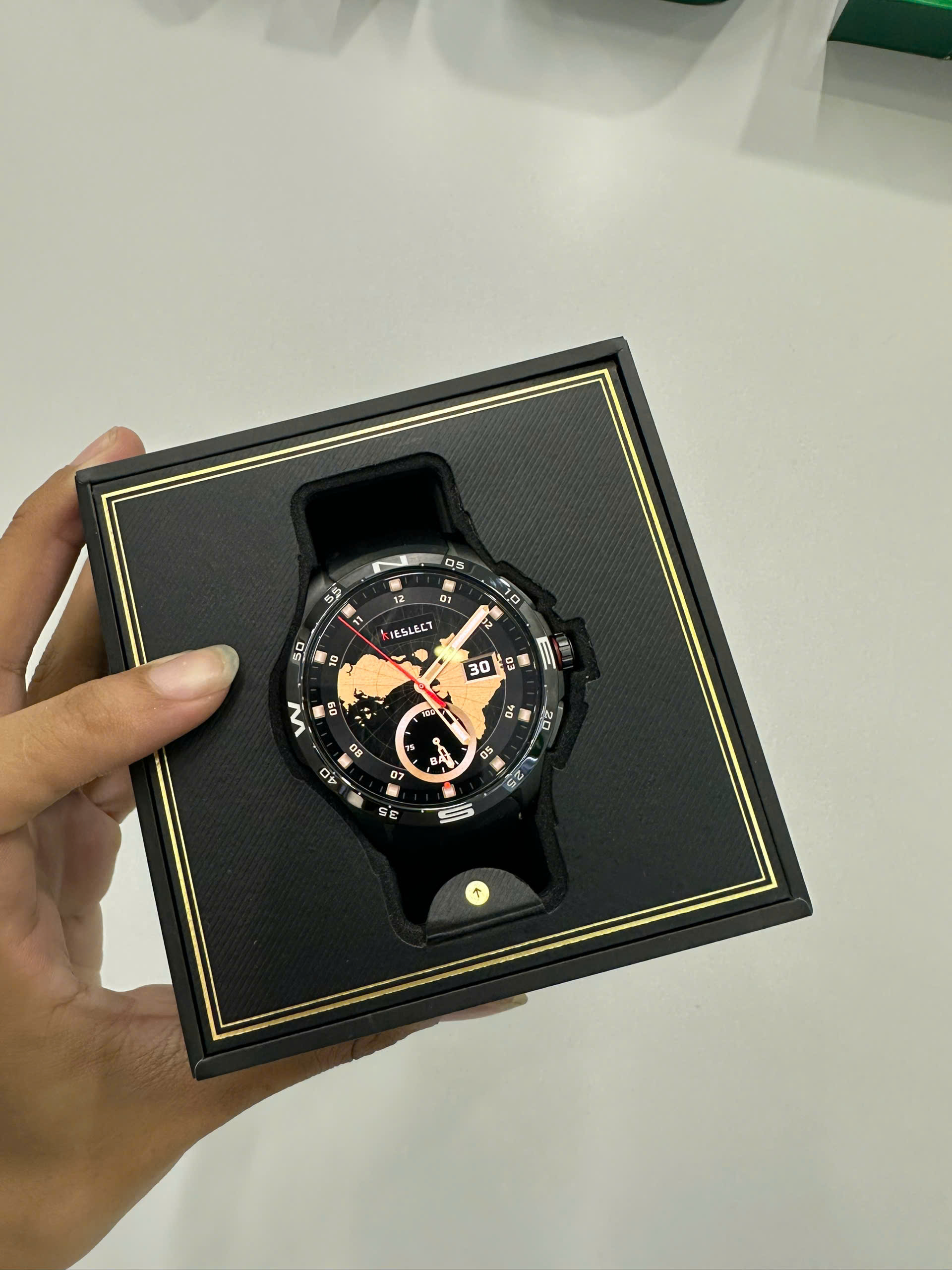ĐỒNG HỒ THÔNG MINH (WEARABLE) KIESLECT CALLING WATCH ACTOR/ĐEN (BLACK)(YFT2116EU)