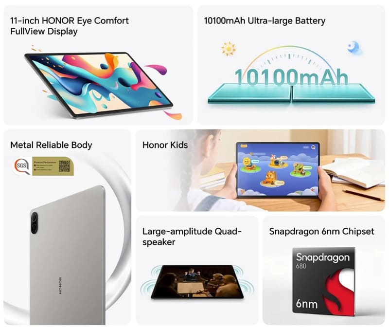 HONOR Pad X8b là lựa chọn đáng cân nhắc nếu bạn cần một chiếc máy tính bảng giá dễ tiếp cận HONOR Pad X8b là lựa chọn đáng cân nhắc nếu bạn cần một chiếc máy tính bảng giá dễ tiếp cận