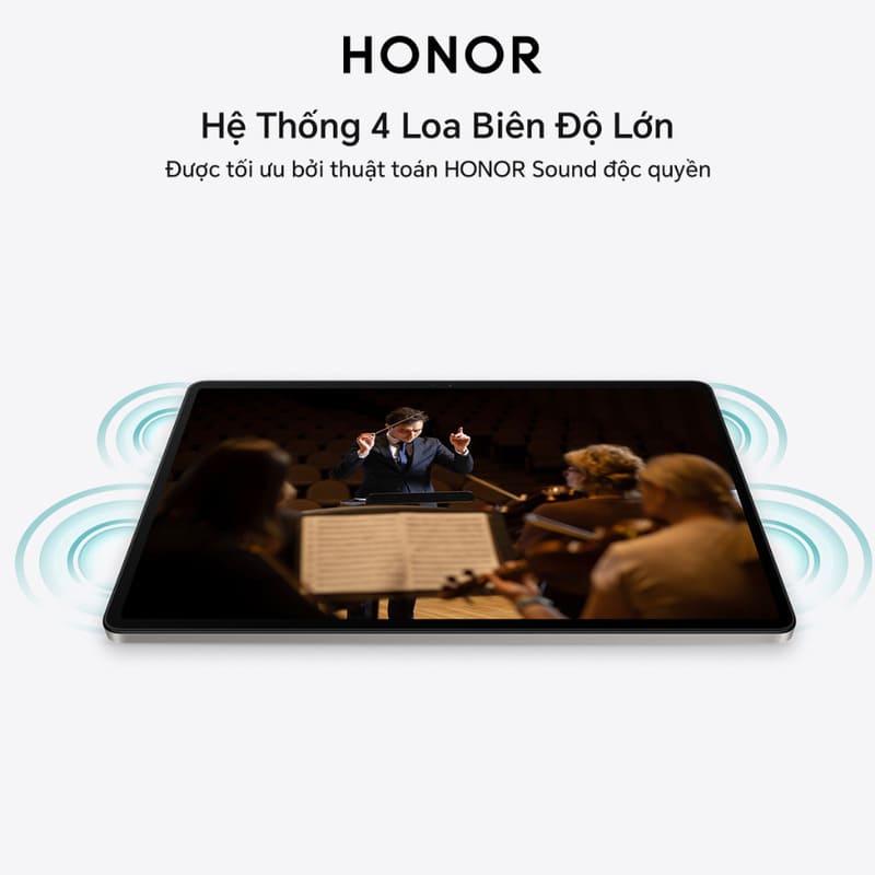 Hệ thống 4 loa là một trong những điểm khiến HONOR Pad X8b phù hợp với nhu cầu giải trí gia đình Hệ thống 4 loa là một trong những điểm khiến HONOR Pad X8b phù hợp với nhu cầu giải trí gia đình