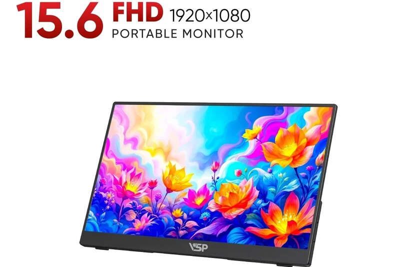 Màn hình VSP VP1560FST1 15.6 inch Full HD làm màn hình phụ laptop.