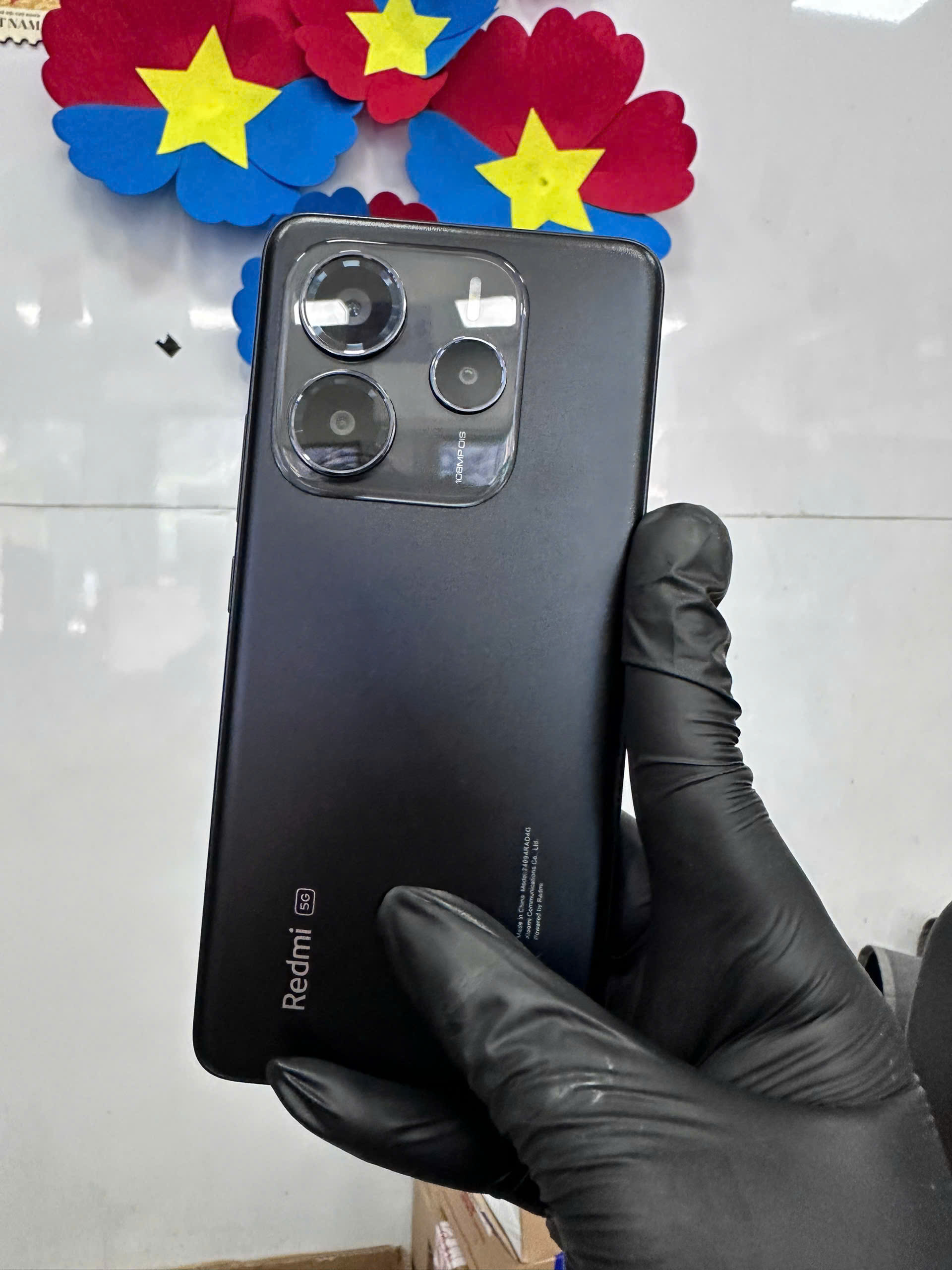 ĐIỆN THOẠI DI ĐỘNG REDMI NOTE 14 5G 6.67/MTK D7025 ULTRA/8G/256G/108+8+2MP/20MP/5110mAh (24094RAD4G)/MIDNIGHT BLACK