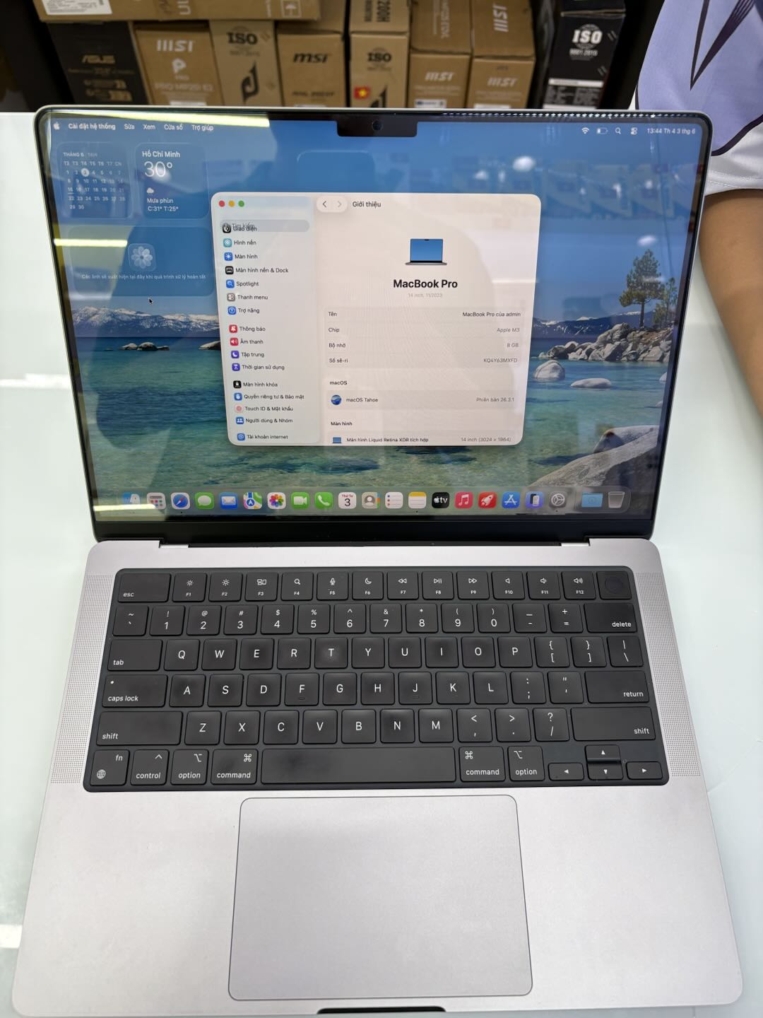 MacBook Pro 14 inch M3 (8GB/1TB) Cũ