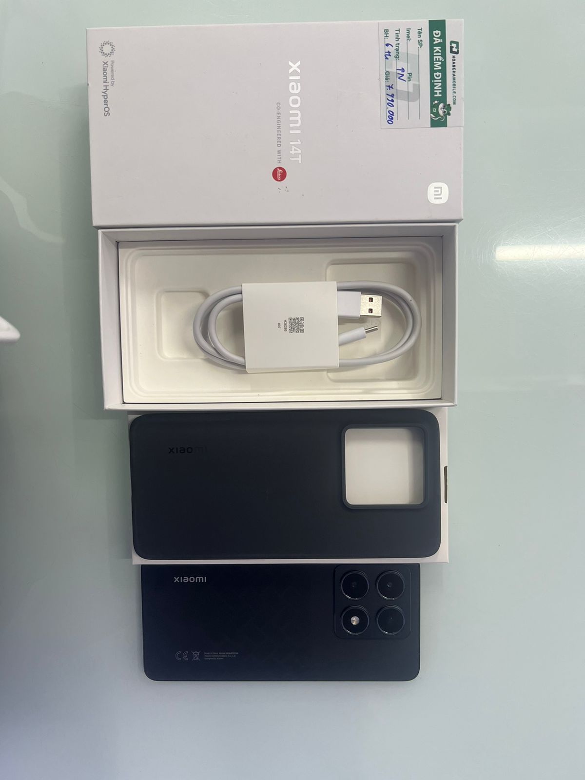 Điện thoại di động XIAOMI 14T TITAN 6.67/MTK D8300 Ultra/12G/512G/50+50+12MP/32MP/5000mAh (2406APNFAG)/ĐEN