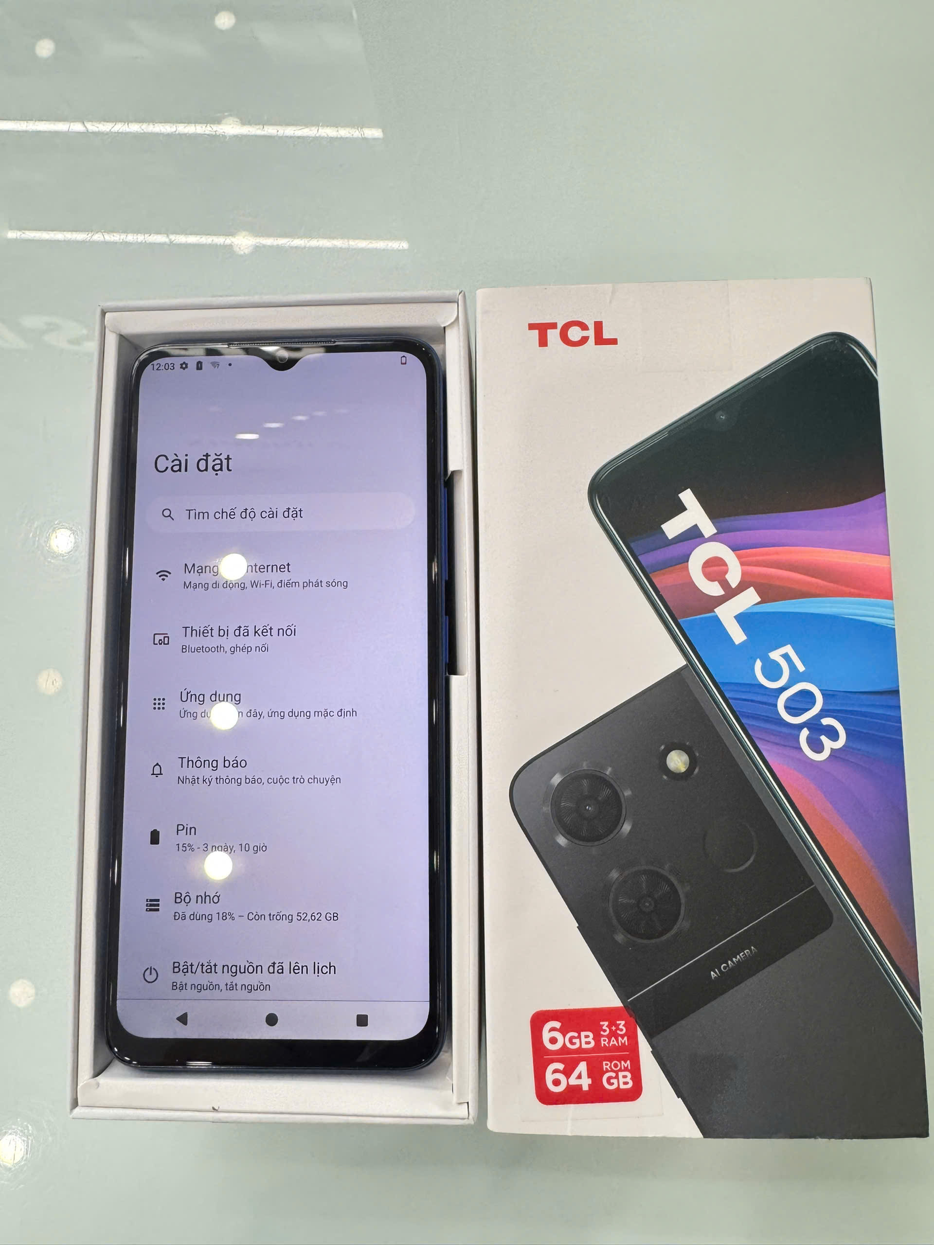 Điện thoại di động TCL 503 3GB/64GB Cũ