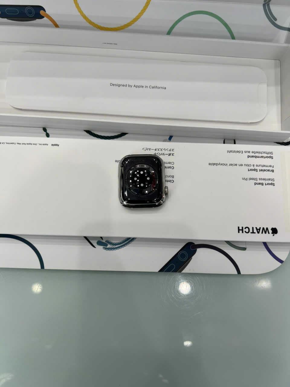 Apple Watch Series 8 - GPS + Cellular, 41mm - Viền thép dây cao su Cũ