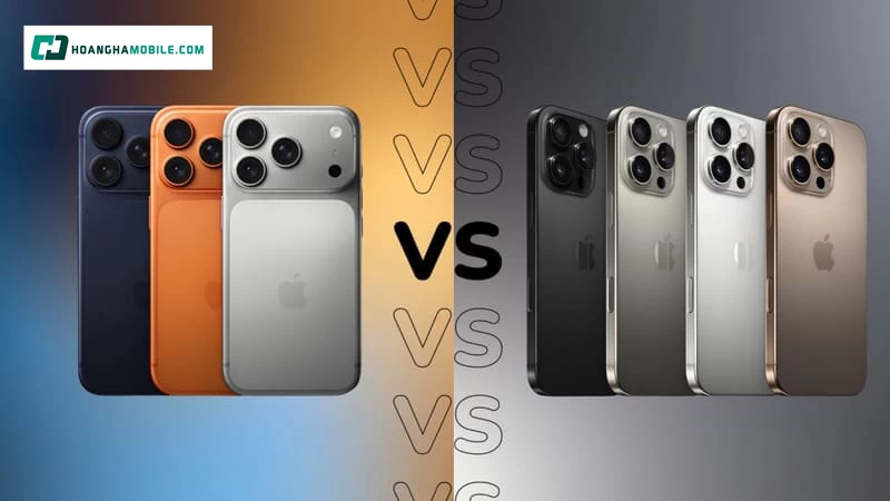 iPhone 17 Series mang lại các cải tiến lớn về chip, màn hình, camera, AI và thiết kế so với thế hệ iPhone 16 iPhone 17 Series mang lại các cải tiến lớn về chip, màn hình, camera, AI và thiết kế so với thế hệ iPhone 16