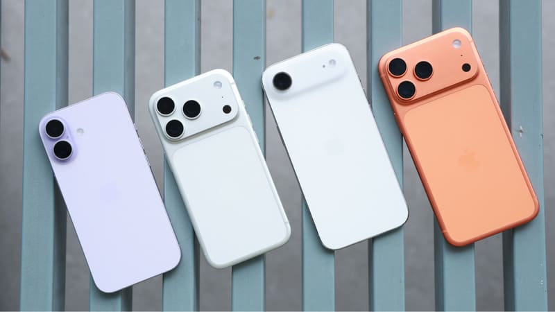 iPhone 17 Series có nhiều màu tùy từng phiên bản