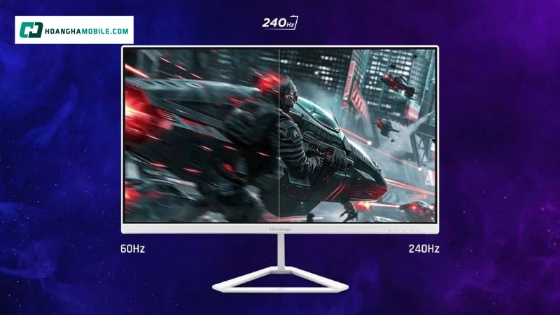 Tần số quét 240Hz là thông số nổi bật nhất của màn hình ViewSonic VX24G30-W. Tần số quét 240Hz là thông số nổi bật nhất của màn hình ViewSonic VX24G30-W.